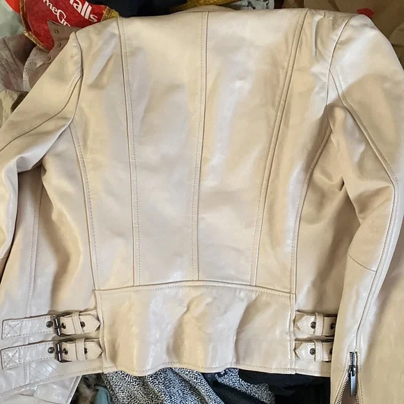 Victoria’s Secret Moto jacket blush m defective - Picture 8 of 9